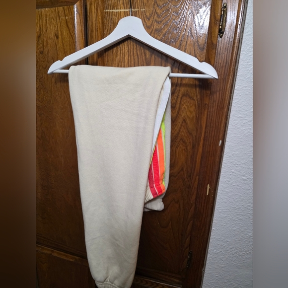 SET-AVIATOR NATION 5 Stripe Relaxed Zip Hoodie and Sweatpant Size Small - Picture 11 of 11